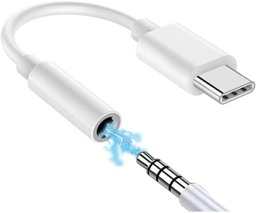USB C to 3.5mm Jack Headphone Adapter Aux to USB C Type C Headphones Adapter Digital Audio Earphone Adaptor For Samsung Galaxy S21 S20 Ultra Note10 A80 Huawei P40/P30 Pro,Google Pixel,OnePlus7,Xiaomi