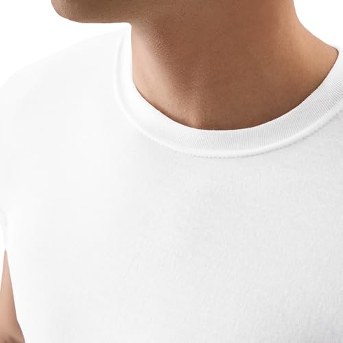 Image of Hanes Men's Ultimate Undershirt ComfortBlend Slim Fit Tees for Men, Moisture-Wicking