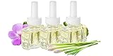(3 Pack) Plug In Refills 100% Natural Lemongrass Geranium- Fits Glade Air Wick