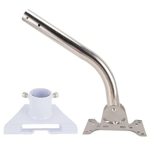 Soporte adaptador de tubo satélite, kit de montaje profesional para satélite, resistencia a la erosión, fácil instalación para satélites de techo