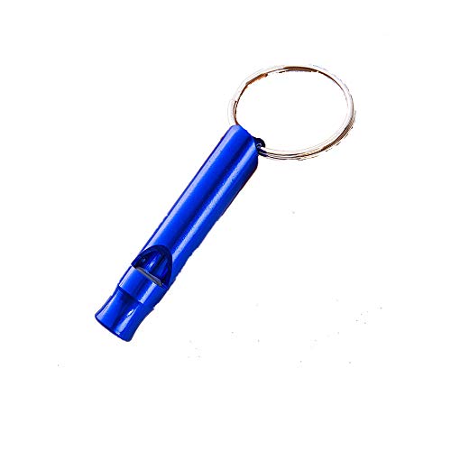 YOMENG Pendente a fischio Multifunzione in Metallo per Esterni con Portachiavi Portachiavi per Emergenza Esterna Mini fischietti di Dimensioni - 6 Colori