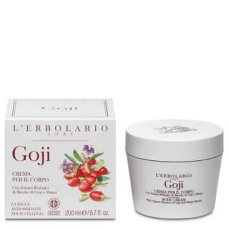 L'Erbolario Goji - Crema per il corpo, 200 ml, confezione da 2