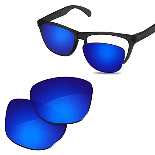 Image of 100% Precise-Fit Replacement Sunglass Lenses Compatible with Oakley Frogskins OO9013 55mm