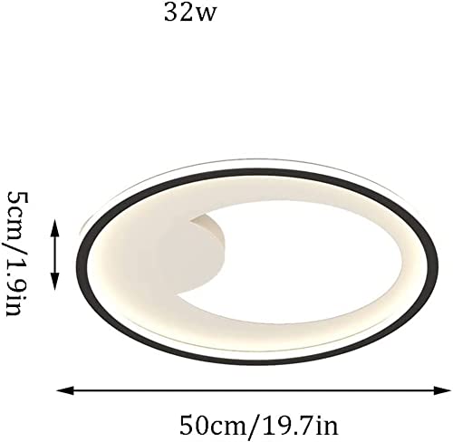 Platón LED Techo Luna WQHPLMD Lámpara de Pasillo Dormitorio y Entrada 4