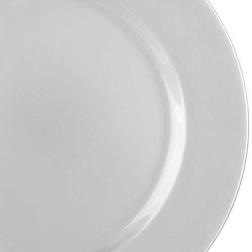Décorations de table de mariage élégantes avec assiette décorative argent 33 cm - 8