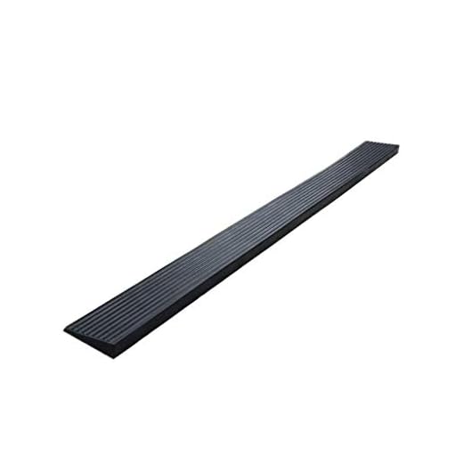 Inomhuströskelramper, halkfri uppförsmatta Multifunktionströskelramper Garageport tröskelramper Slope Pad hundramper (färg svart, storlek 100 * 10 * 3 cm) (svart 100 * 10 * 3 cm)