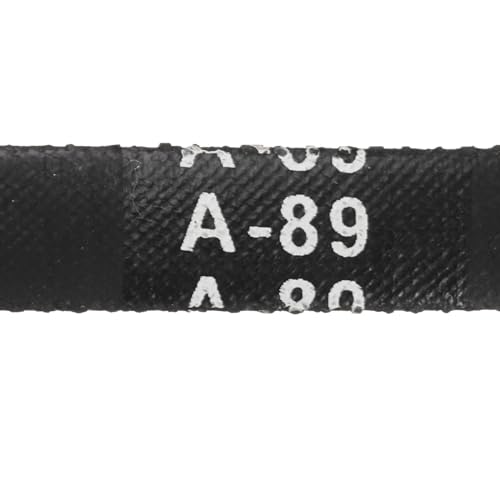 Image of uxcell 2pcs A89 or 4L910 Classic Wrapped Rubber V-Belt, 89 inch(2261mm) Inside Circumference, A Profile V Belt