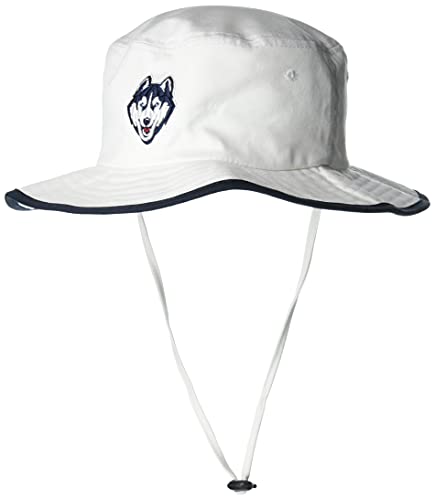 Zephyr Men's Bucket Hat Pontoon Trim, White, Large