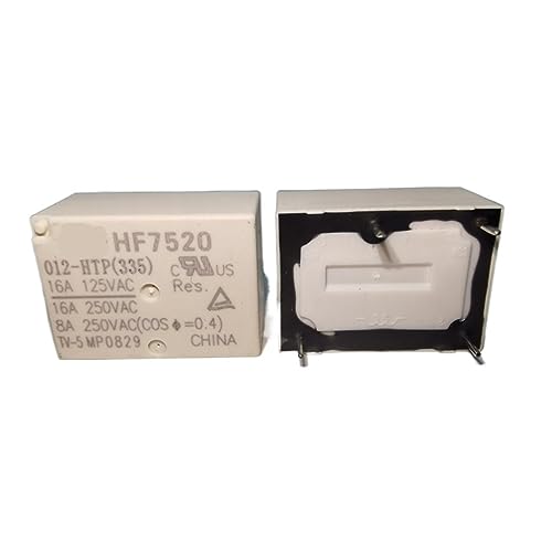 Relais électromagnétique HF7520 012-HTP pour circuits imprimés CC 4 broches