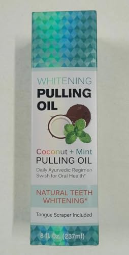 Coconut Pulling Oil for Mouthwash, Mint Oil Pulling for Teeth