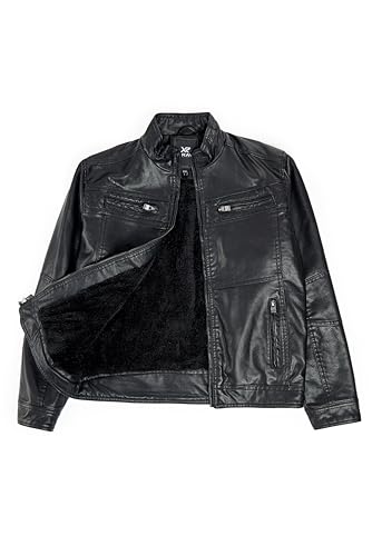 X RAY Teen Faux Leather Jacket for Fall & Winter, Kids...