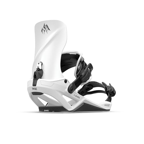 JONES Mercury Fase Snowboard Bindings – Cloud White – All-Mountain Freeride...