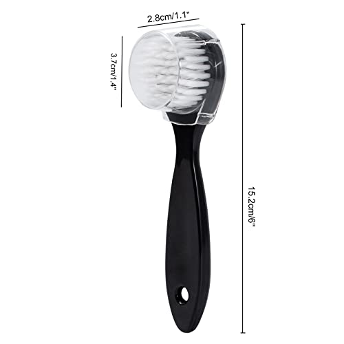 3 Pcs Facial Cleansing Brush, Useekoo Manual Face Brushes for Cleansing and Exfoliating, Face Scrubber to Massage, Deep Pore Exfoliation, Makeup Remove and Skin Care with Soft Bristles - Image 3