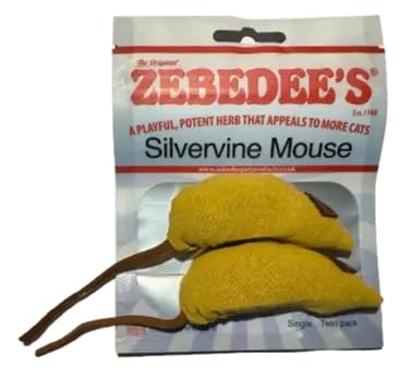 Zebedee's Handmade Silvervine Mouse Toy Original 2 Pack (UK)