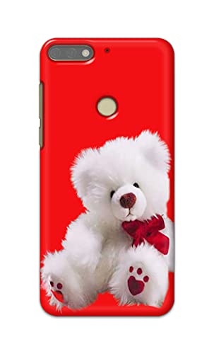 Image of PRINTFIDAA Teddy Bear Love Romantic Valentines Day Dumbo Printed Designer Hard Back Case Cover for Honor 7C / Huawei Y7 Prime (2018) / Huawei Y7 (2018) / Nova 2 Lite -(SF) MVN1001