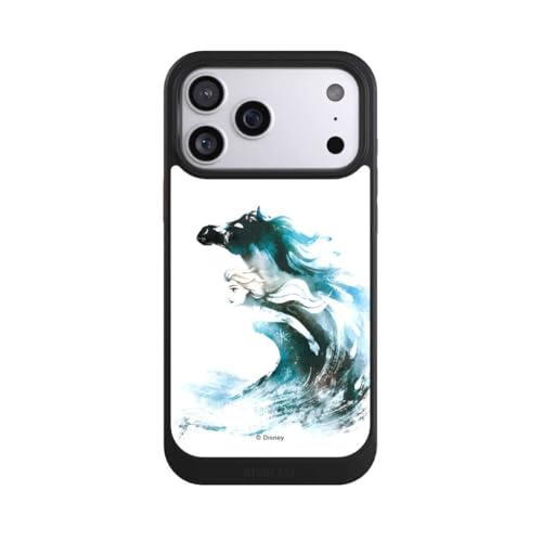 Coque iPhone 17 Pro Max Disney Elsa Reine des neiges NIVOcore noire