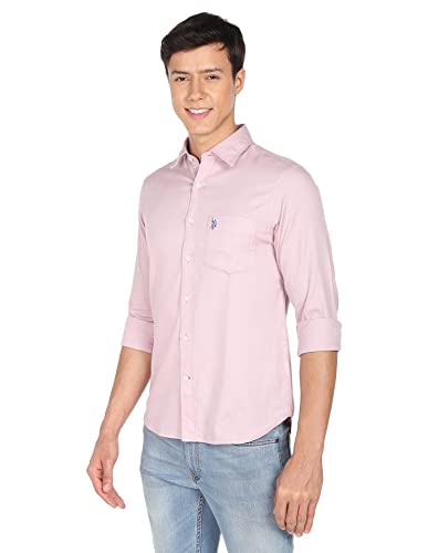 Image of U.S. Polo ASSN. Men's Cotton Slim Fit Shirt
