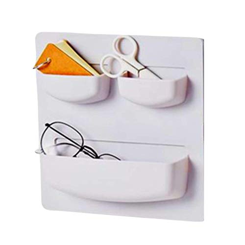 Image of BRONTIX Multipurpose Self Adhesive Bathroom Organizer and Storage Shelf
