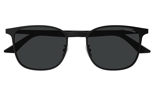MONTBLANC Men's Casual Rectangular Sunglasses, Colourful, Einheitsgröße2