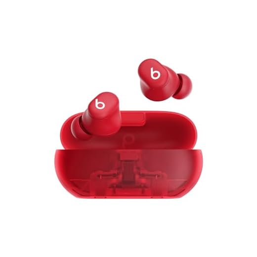Beats Solo Buds - Rojo Transparente