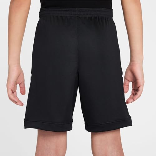 Nike Academy 25 Short De Foot Dri-Fit pour Ado, Black/Black/White, FZ9784-010, S