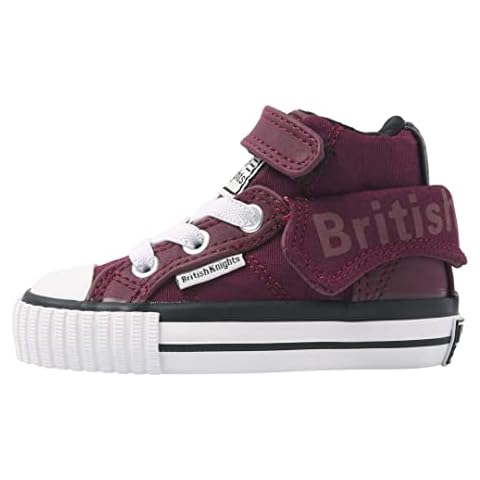British Knights ROCO Sneaker, Weinrot Weiss, 6 UK Child Cover
