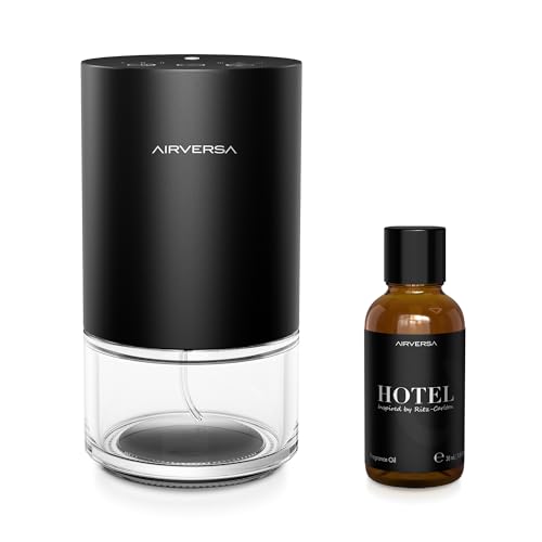 Waterless Essential Oil Diffuser Starter Kit with 30mL...