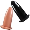 Jixaxe Anal Dildo Riesiger Analplug Weiches Buttplug Großer Analdildo für Anus Dilatator Prostata Massage Anal Butt Plug SM Analspielzeug Dildo Erotische Sexspielzeug Für Frauen Männer (Schwarz M) #4