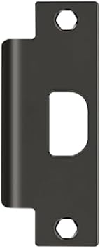 Deltana Span478u10b Ansi Strike Plate, Oil Rubbed Bronze, 4 7/8"