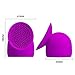 Ustbaly 4PCS Purple Fashionable and Trendy Magic Wand Attachment, Soft Silicone Head Cover, Increases Quality of Life,1.77-inch Inner Diameter, Fit for Hitachi,Such as Hitachi HV260270280, etc.