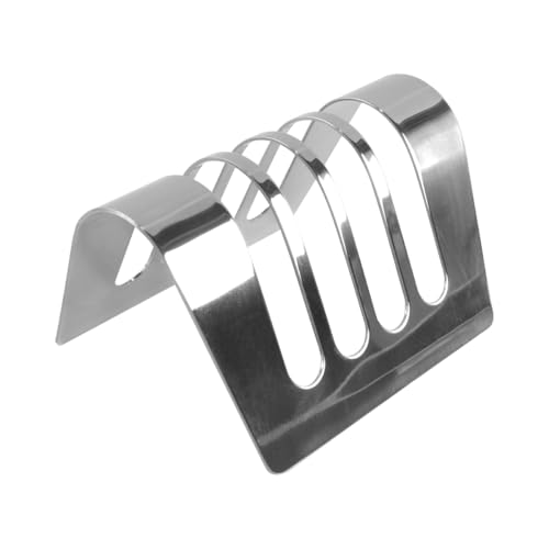 Hoite Support À Pain Grillé Vintage En Acier Inoxydable Pour Pâtisserie (peut Contenir Quatre Tranches De Pain)