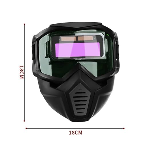 Image of AASONS Adjustable Band Welder Mask Auto Darkening Face Shield Welding Glasses Work Protective Equipment | Automatic Variable Light Safety Goggles For Tig Mig Arc
