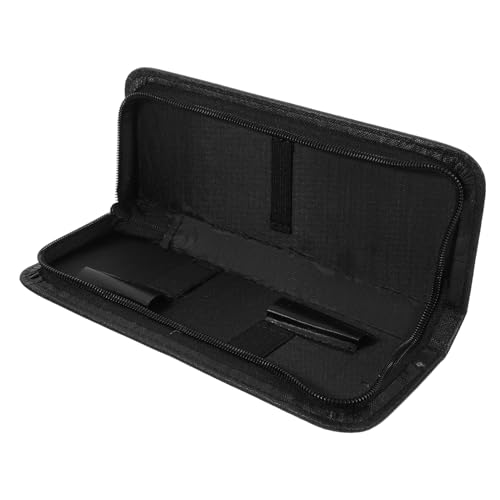 MUSISALY 1Pc Hair Scissors Carrier Bag Durable Zipper Scissors Case for Hairdressing and Barbering Compact Storage Pouch Black for and Organization