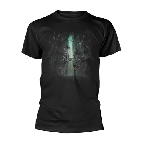 T-shirt Katatonia Sky Void pour homme en coton noir coupe classique