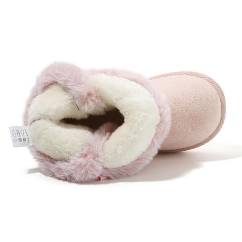 Image of Femizee Girls Boys Warm Winter Boots Kids Outdoor Snow Boots(Toddler /Little Kid)