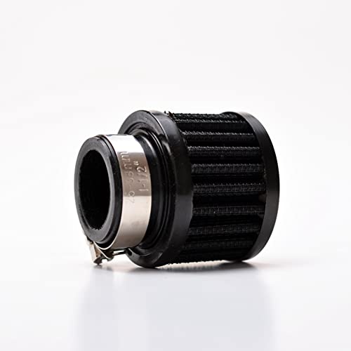Auto Car Universal Rubber End Clamp On 25Mm 1" Intake Air Filter Black #TOP4