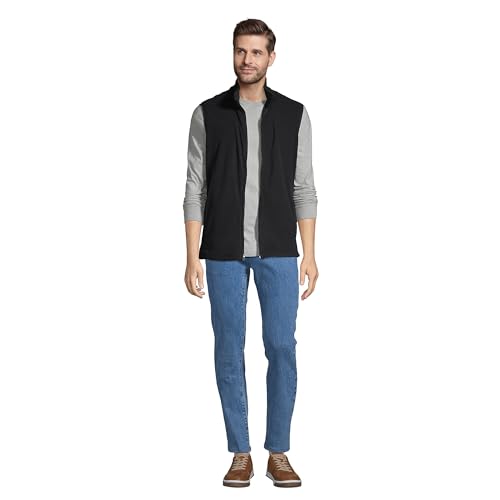 Lands' End Men's Thermacheck 100 Fleece Vest4