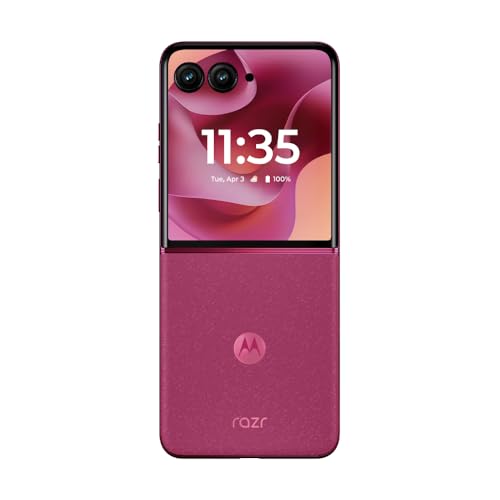 Image of Motorola Razr+ 2025 | Unlocked | Made for US 12 /256GB | 50MP Camera | Hot Pink
