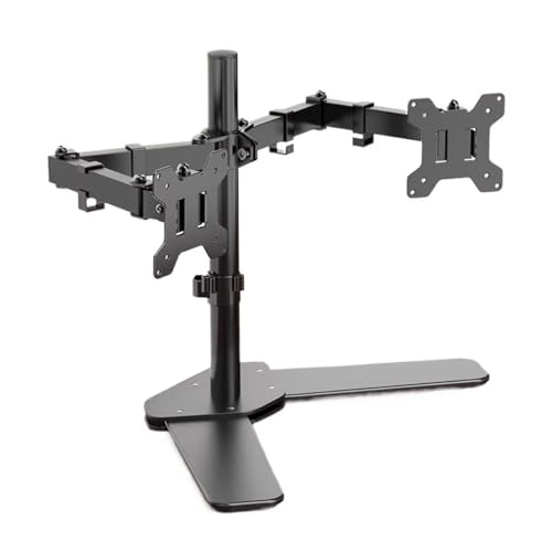 GLigeT Ergonómico Soporte de escritorio for monitor doble, soporte independiente for monitor doble, se adapta a 2 pantallas de hasta 30 pulgadas, Escritorio para Pantallas