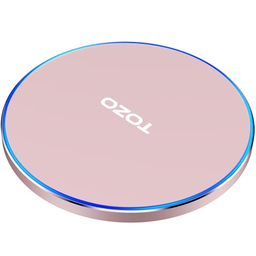TOZO W1 New Anti-Slip Aircraft-Grade Aluminum Wireless Charger 15W Max Fast Wireless Charging Pad...