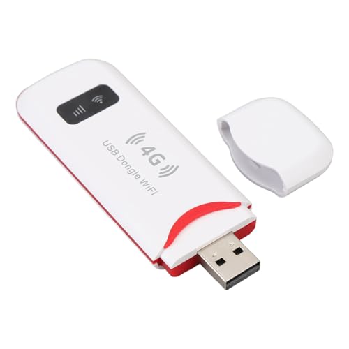 Goshyda Hotspot WiFi USB 4G LTE, Router Hotspot Mobile 4G con Slot per Scheda SIM, Modem WiFi di Rete Tascabile da 150 Mbps Supporta 10 Utenti, per Viaggi e Affari