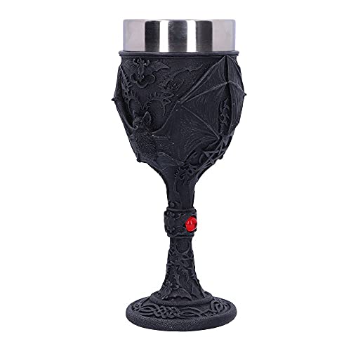 Nemesis Now Dark Fang Goblet Black Removable Stainless Steel Insert 18.5cm - Image 3