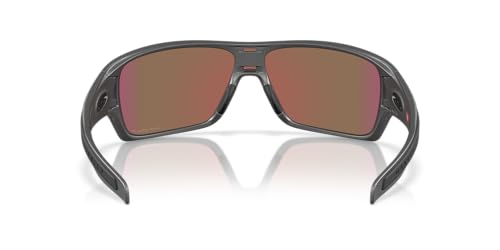 Oakley Sunglasses for Men - OO9307 Turbine Rotor Rectangular Sunglasses PRIZM Lenses - Matte Steel/PRIZM Violet Polarized - Size 32 - image 4