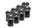 Bitcoin Seed Stack Nut - Knurled Aluminum Threaded M8 Self Custody Bitcoin Seed Stack Nut - Decorative Bitcoin Acorn Nut for Seed Stacks (4)