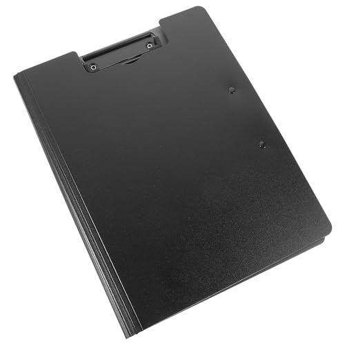 healvian 多機能 折りたたみクリップボード フォルダ 書類収納 厚手製 折り畳み式データファイルホルダー 会議用オフィス用 実用的な書きや