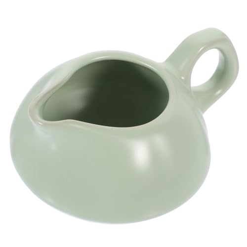 Cabilock Ceramic Sauce Pitcher Versatile Milk Gravy Boat for Condiment Bowl Serving