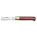 Ausonia - Coltello innesto lama inox manico legno cm 17