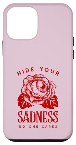 Hide Your Sadness No One Cares (�t�@�C�^�[�X�e�[�g�����g) �X�}�z�P�[�X iPhone 12 mini �p
