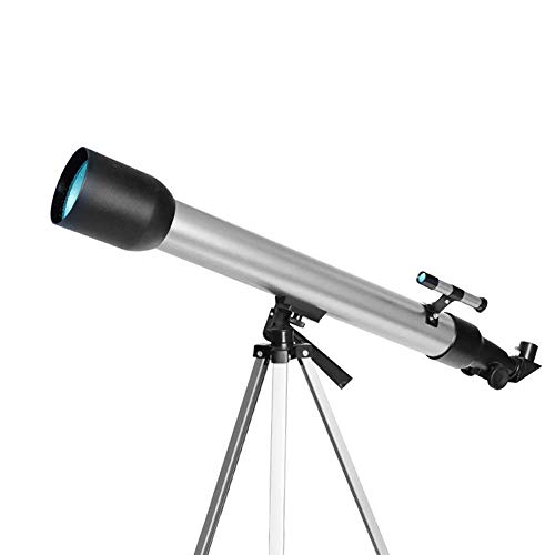 Telescopio refractor 60 mm para astronomía con trípode miniatura 1