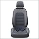 Sitwell ergonomisches Autositzkissen Keilkissen, Autositzauflage, Sitzkissen mit Universalbefestigung, Memory Foam, passend für Fast alle Sitze, Stoff, 41,5 x 27,5 x 1-5 cm